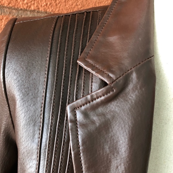 🤎 Denim & Co Leather blazer black ECU - Picture 8 of 8